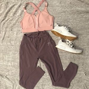 Gymshark Aspire Leggings-purple wash